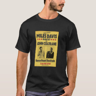 Camiseta Miles Davis Quintet y John Coltrane Stockholm 19