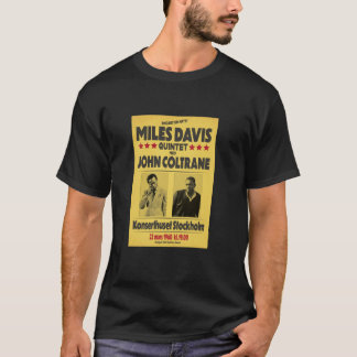Camiseta Miles Davis Quintet y John Coltrane Stockholm 19