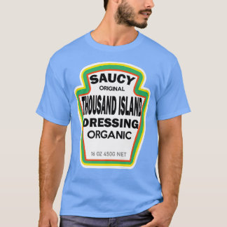 Camiseta Miles de Island Vestir Ensalada Fácil Costo Hallow