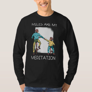Camiseta Miles Meditation Mountain Bicicleta en bicicleta F