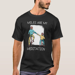 Camiseta Miles Meditation Mountain Bicicleta en bicicleta F
