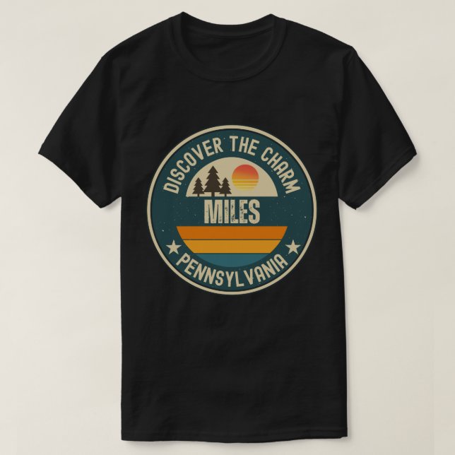 Camiseta Miles, Pensilvania (Diseño del anverso)