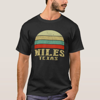 Camiseta MILES TEXAS Vintage Retro Sunset