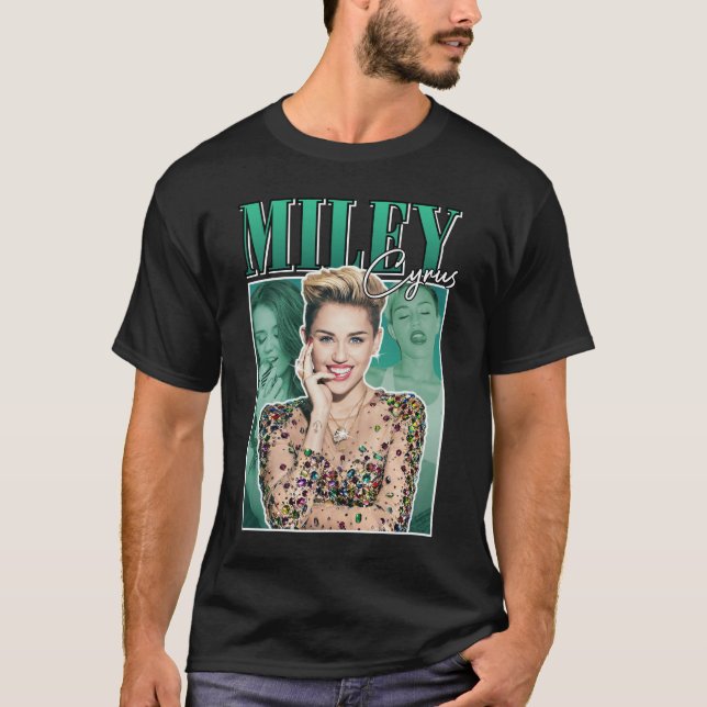 Camiseta Miley Cyrus Aesthetic Classic T shirt Miley Cyrus (Anverso)