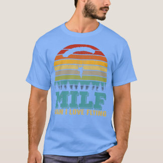 Camiseta Milf Man I Love Flying Funny Parachuing Skydiving