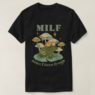 Camiseta MILF Man I Love Frogs Retro Cottagecore Shirt