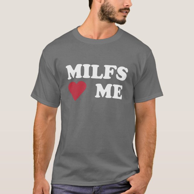 CAMISETA MILFS "CORAZÓN" YO (Anverso)