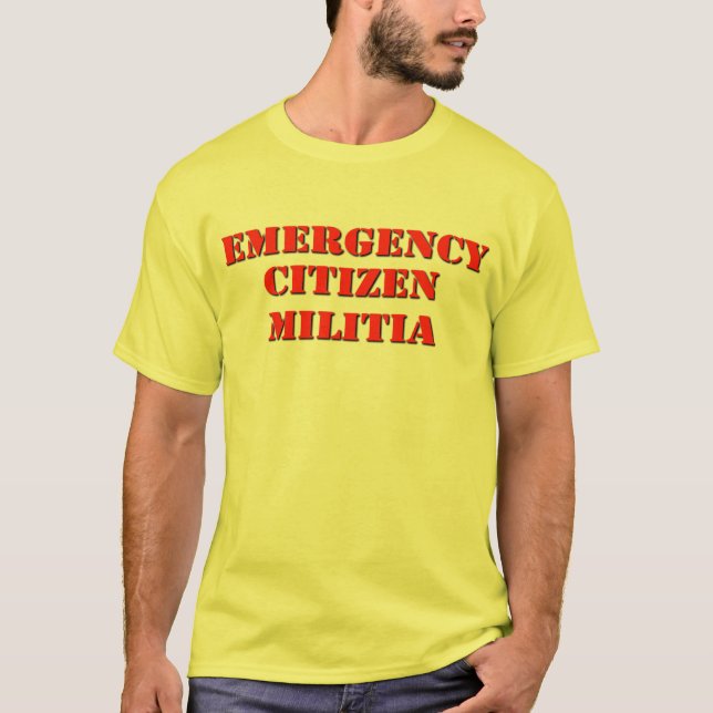 Camiseta Milicia de emergencia ciudadana (Anverso)