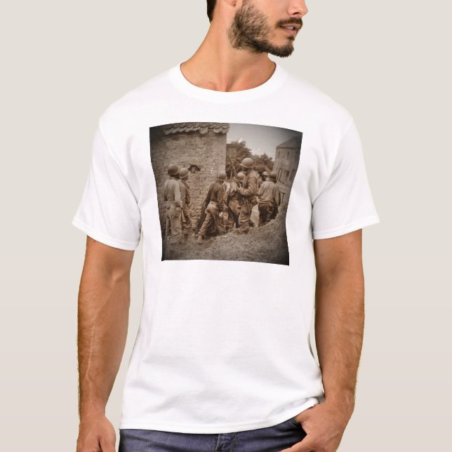 Camiseta Milicianos afroamericanos limpiando edificios (Anverso)