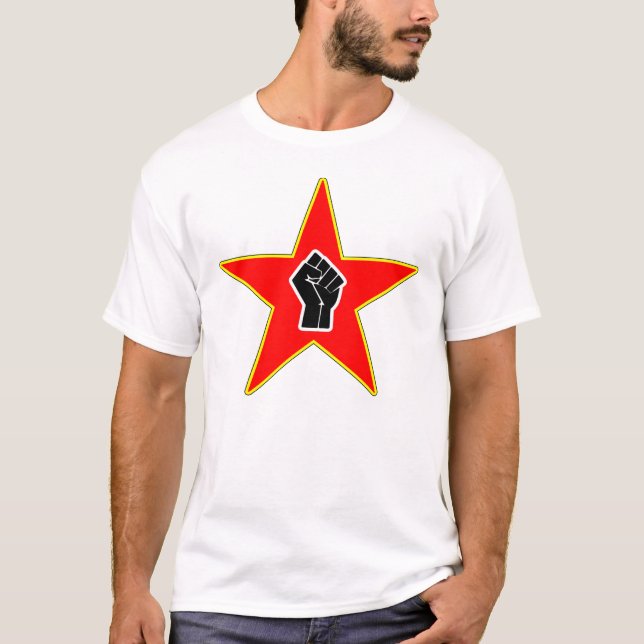 Camiseta militante de la estrella (Anverso)