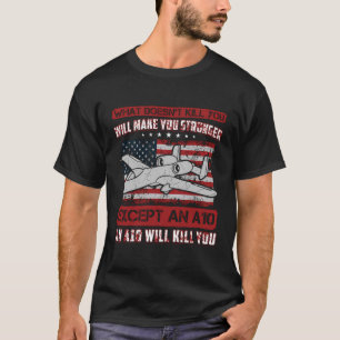 Camiseta Militar A-10 Warthog Funny Military