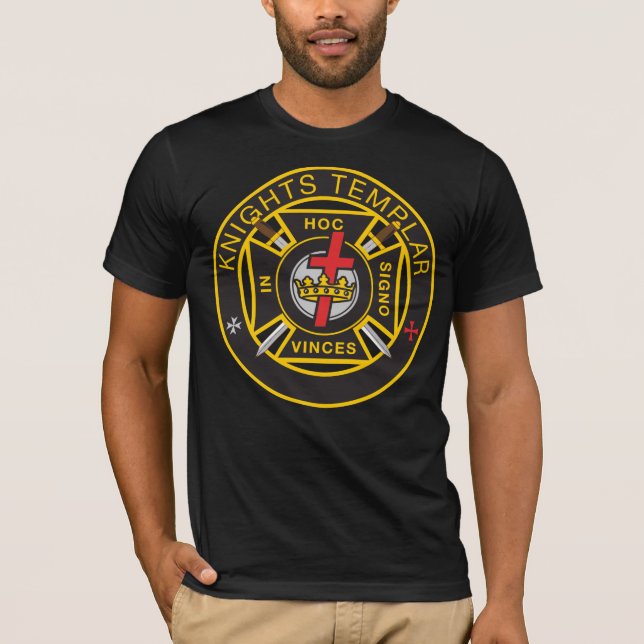 Camiseta militar de Templar Commandery de los (Anverso)