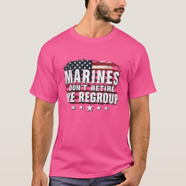 Camiseta militar de veteranos marinos estadouniden (Anverso)