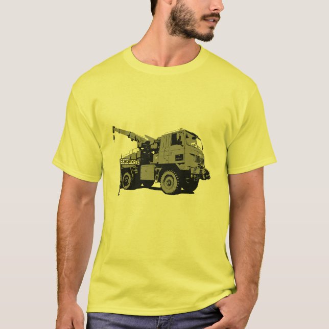 Camiseta militar del ejército de la grúa (Anverso)