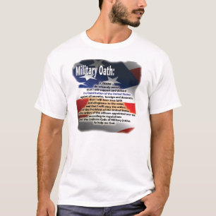 Camiseta militar del juramento