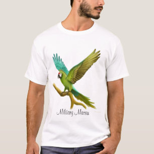 Camiseta militar del Macaw