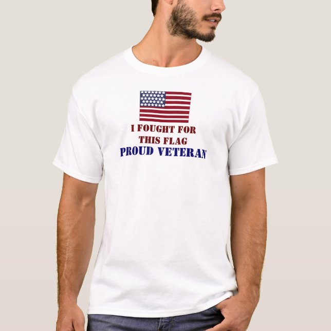 CAMISETA MILITAR DEL VETERANO (Anverso)