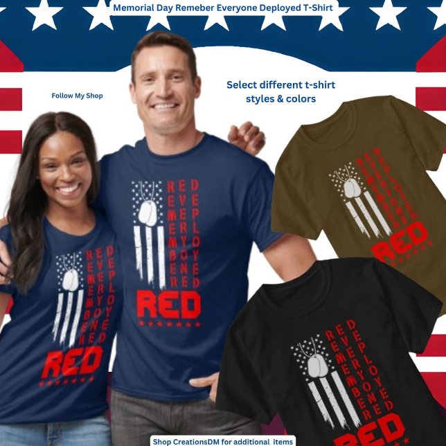 Camiseta Militar - Día de la Conmemoración Recuerden A Todo (Subido por el creador)