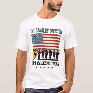 Camiseta Militar Vintage 1ra División de Caballerí