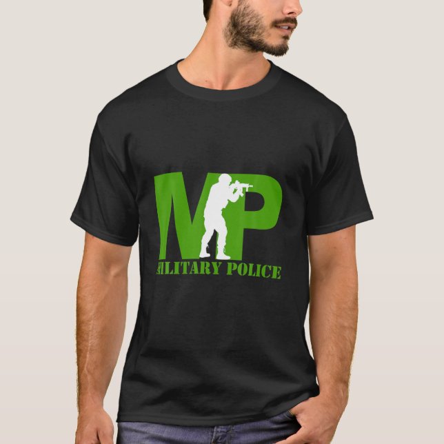 Camiseta Militares Brats Inteligencia Policía Legítima Vet (Anverso)