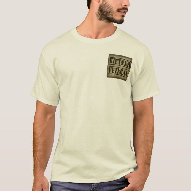 Camiseta Militares del veterano de Vietnam (Anverso)