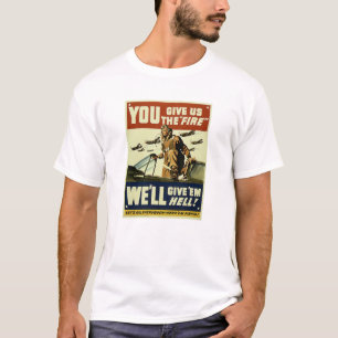 Camiseta Militares del vintage