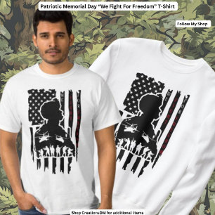 Camiseta Militares - Luchamos Por La Libertad