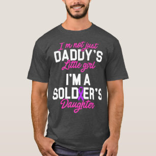 Camiseta Military Child Month Purple Up Pride Soldier Daugh