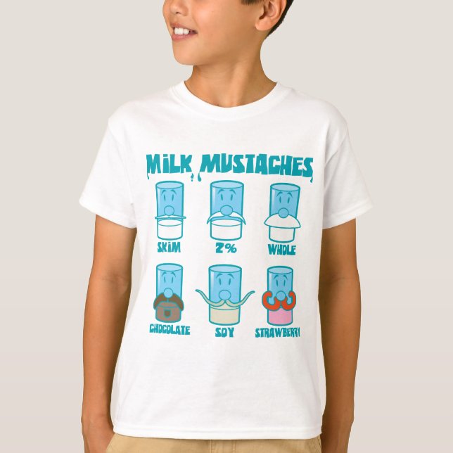 Camiseta Milk Mustaches (Anverso)