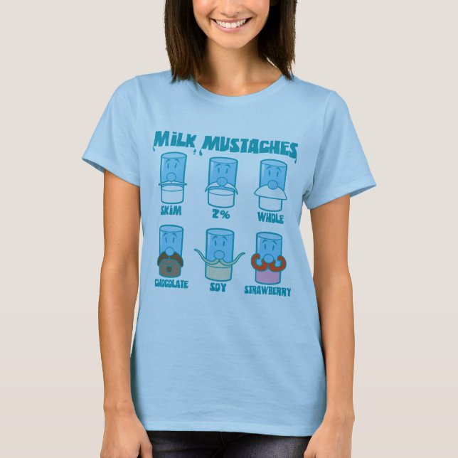 Camiseta Milk Mustaches (Anverso)