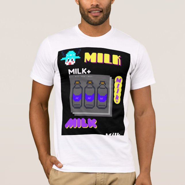 Camiseta Milk party (Anverso)