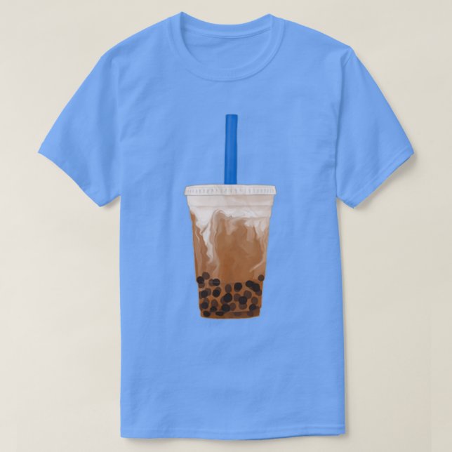 Camiseta Milk Tea Boba (Diseño del anverso)
