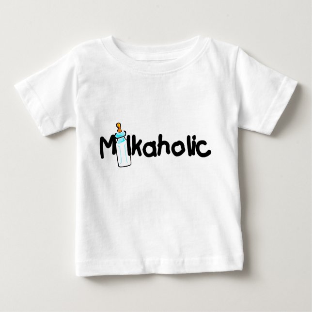 Camiseta Milkaholic Baby (Anverso)