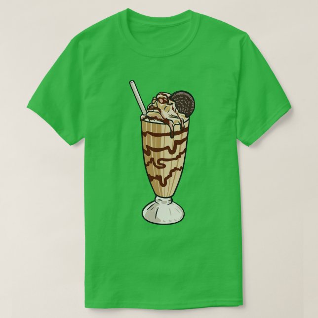 Camiseta Milkshake Ice Cream Sundae Cookie (Diseño del anverso)