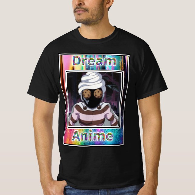 Camiseta Milkshake Man Dream Anime (Anverso)