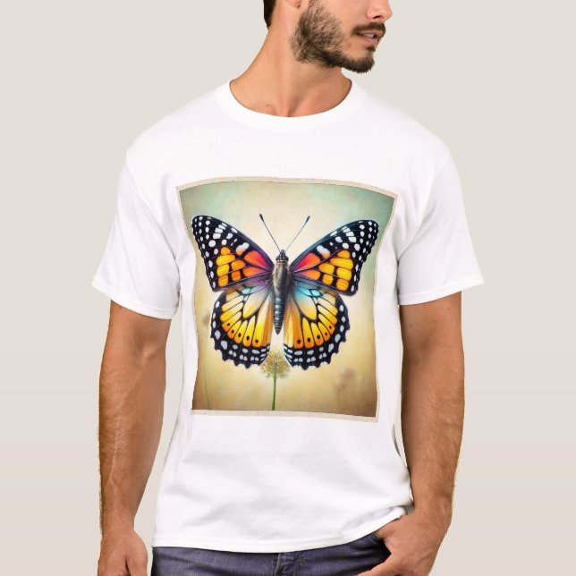 Camiseta Milkweed Butterfly 080824IREF205 - Watercolor (Anverso)