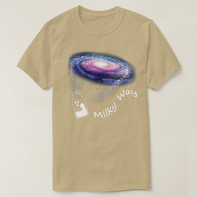 Camiseta Milky Way Galaxy Solar System Cute Funny Astronomy (Diseño del anverso)