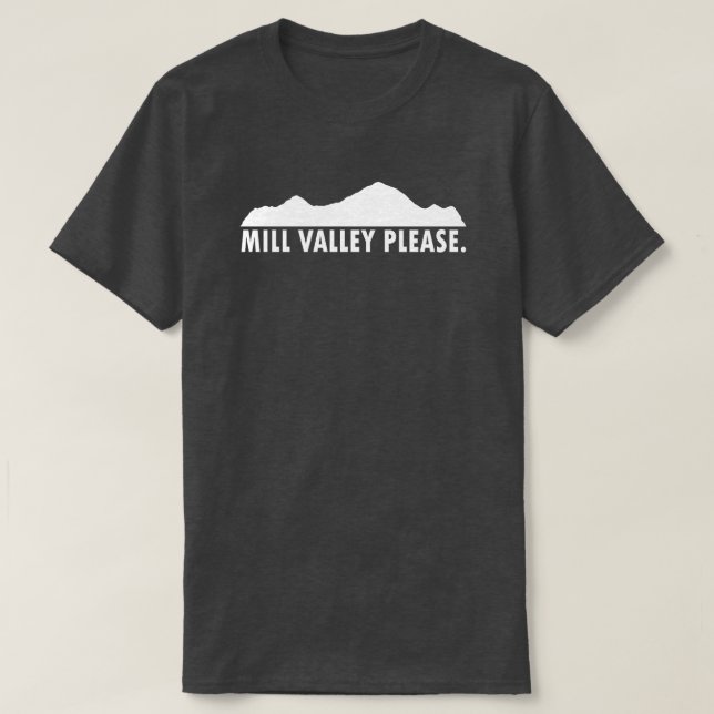 Camiseta Mill Valley California Please (Diseño del anverso)