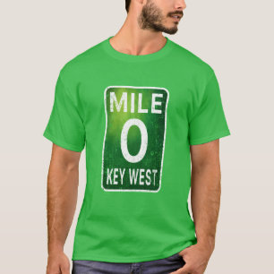 Camiseta Milla 0 Key West Florida A1A Tamaño grande