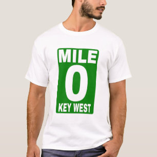 Camiseta Milla 0 Rótulo de la carretera oeste