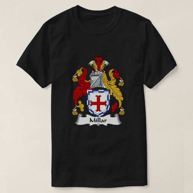 Camiseta Millar Coat of Arms  Millar Family Crest Classic (Diseño del anverso)