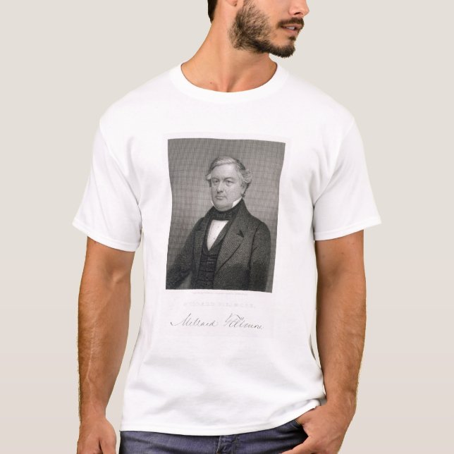 Camiseta Millard Fillmore, grabado por Thomas B. Welch (181 (Anverso)