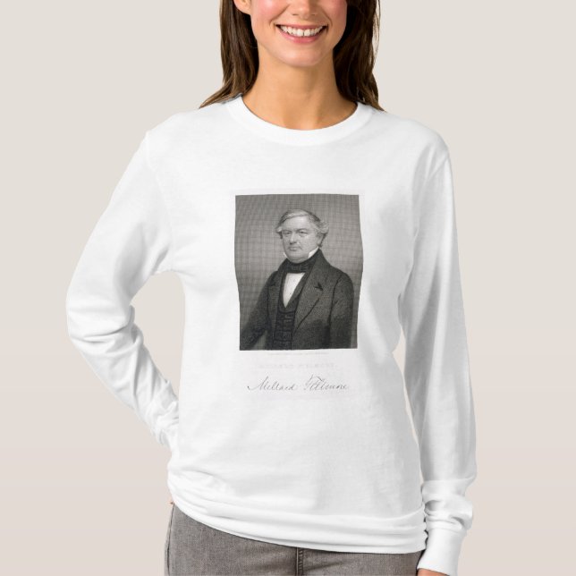 Camiseta Millard Fillmore, grabado por Thomas B. Welch (181 (Anverso)