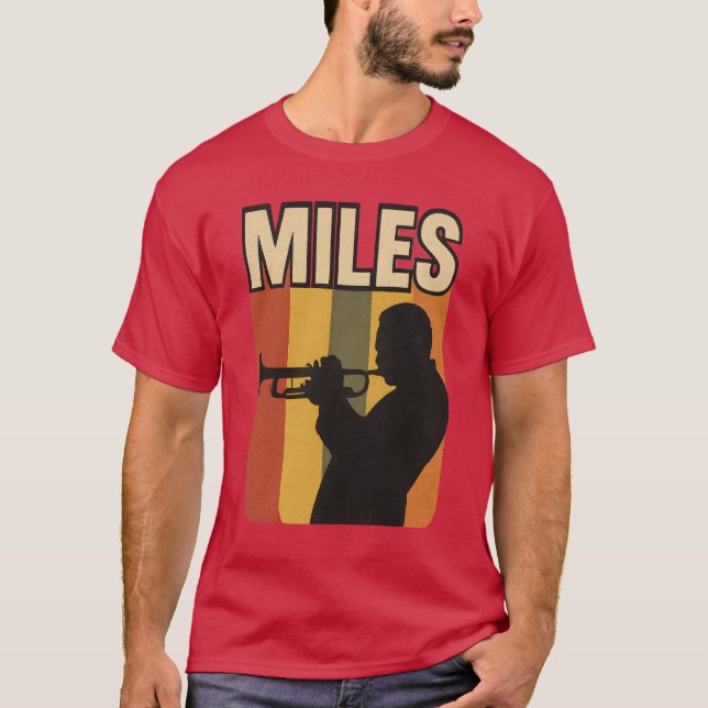 Camiseta Millas de música retro (Anverso)