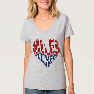 Camiseta "MILLAS, ESTRELLAS DEL CORAZÓN DE TEXAS"