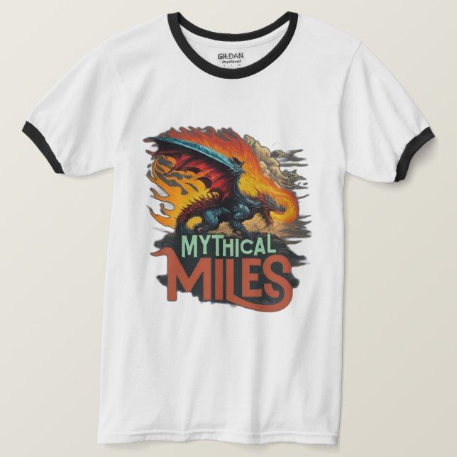 Camiseta Millas míticas (Anverso del diseño)