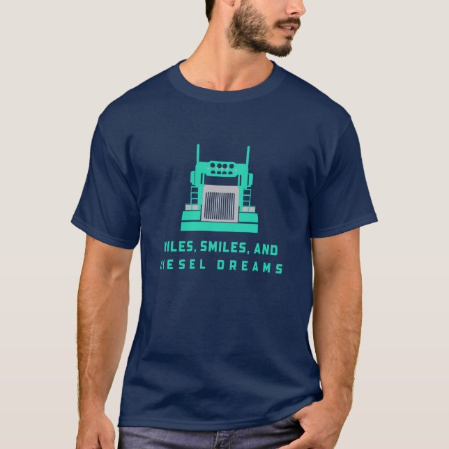 Camiseta Millas, sonrisas y sueños diesel (Anverso)
