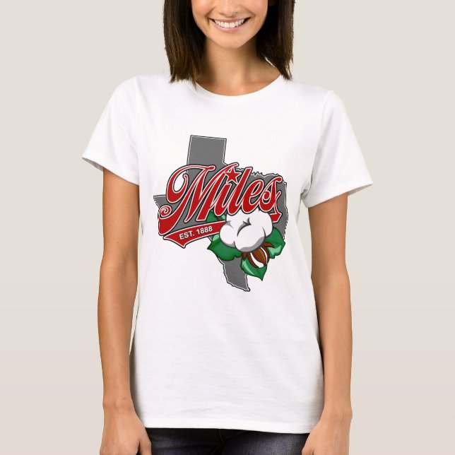 Camiseta "MILLAS, TEXAS - COTTON" (Anverso)