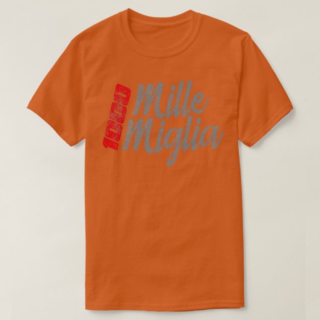 Camiseta Mille Miglia 1000 (Diseño del anverso)