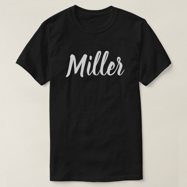 CAMISETA MILLER (Diseño del anverso)